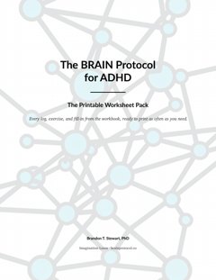 Cover of The BRAIN Protocol worksheet pack